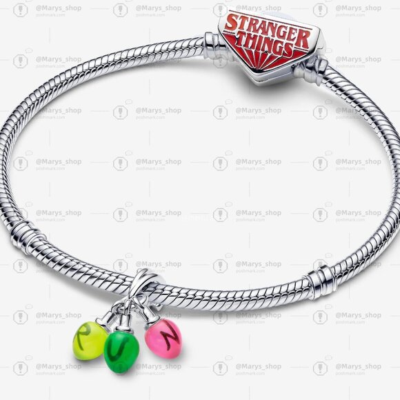 Pandora Stranger Things Glow-in-the-dark Run Dangle Charm - Picture 4 of 6